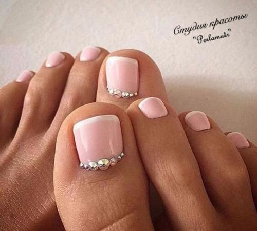 1bfa7294ab37fe02bfda60be2c9d13cd--pink-toes-pink-toenails - с эффектами (1)